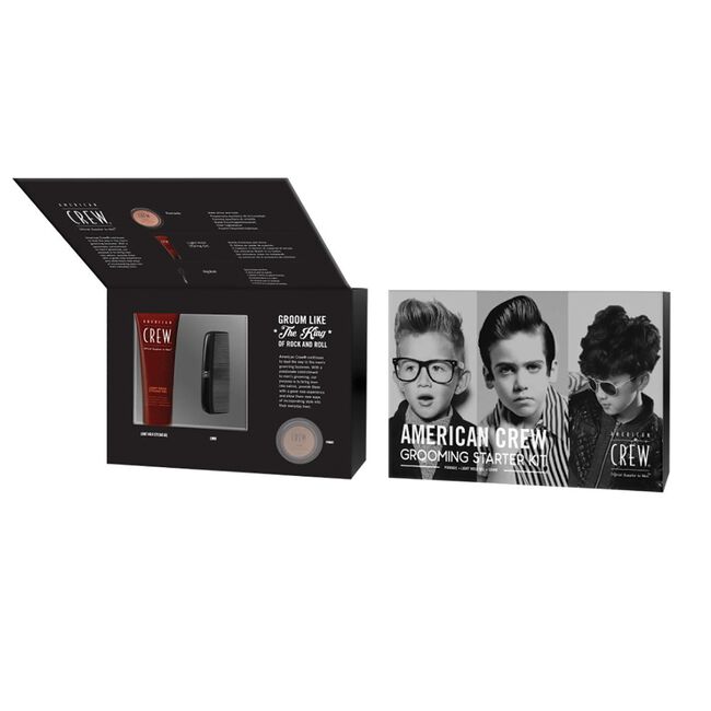 White Smoke American Crew Grooming Starter Kit
