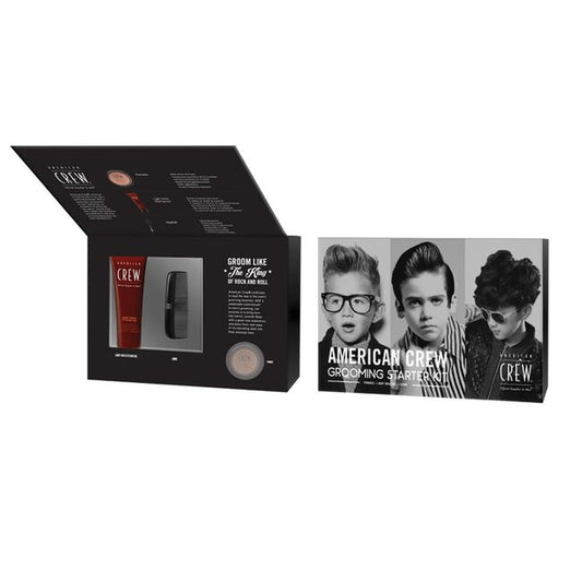 White Smoke American Crew Grooming Starter Kit