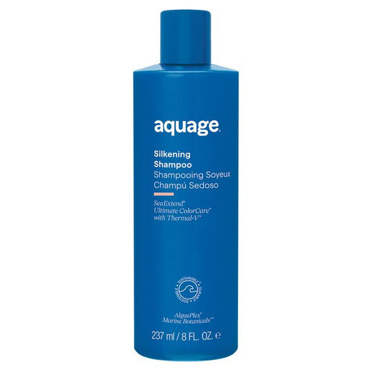 Dark Cyan Aquage Sea Extend Silkening Shampoo