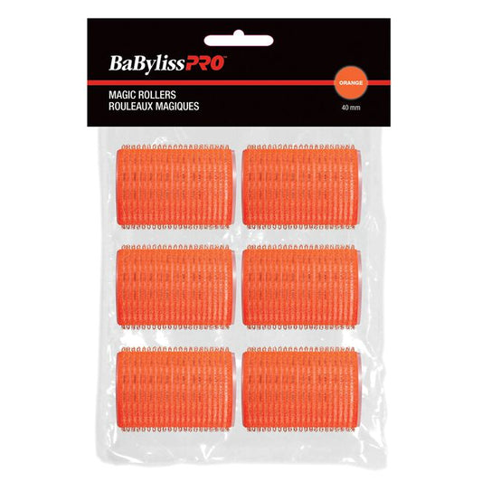 Black Dannyco Sundries BaByliss Pro Magic Rollers 40mm - 6 Count