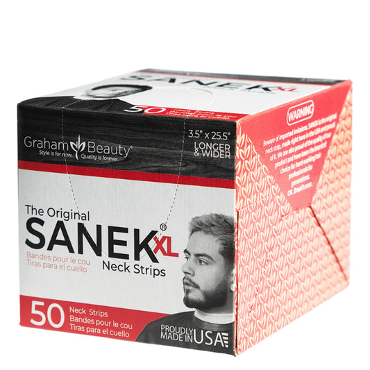White Smoke GRAHAM BEAUTY   Sanek Neck Strips XL (3.5" x 25.5") [50strips/pk]