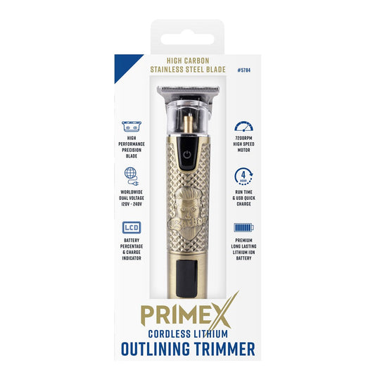White Smoke ANNIE PrimeX Cordless Lithium Outlining Trimmer Copper