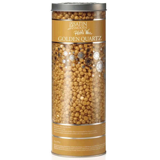 Chocolate Dannyco Sundries Satin Smooth Thin-Film Hard Pebble Wax - Golden Quartz