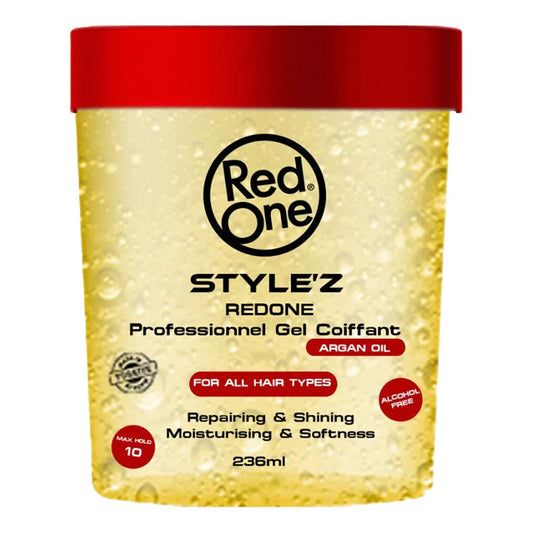 Wheat RED ONE Style'Z Professional Hair Gel [Argan Oil]