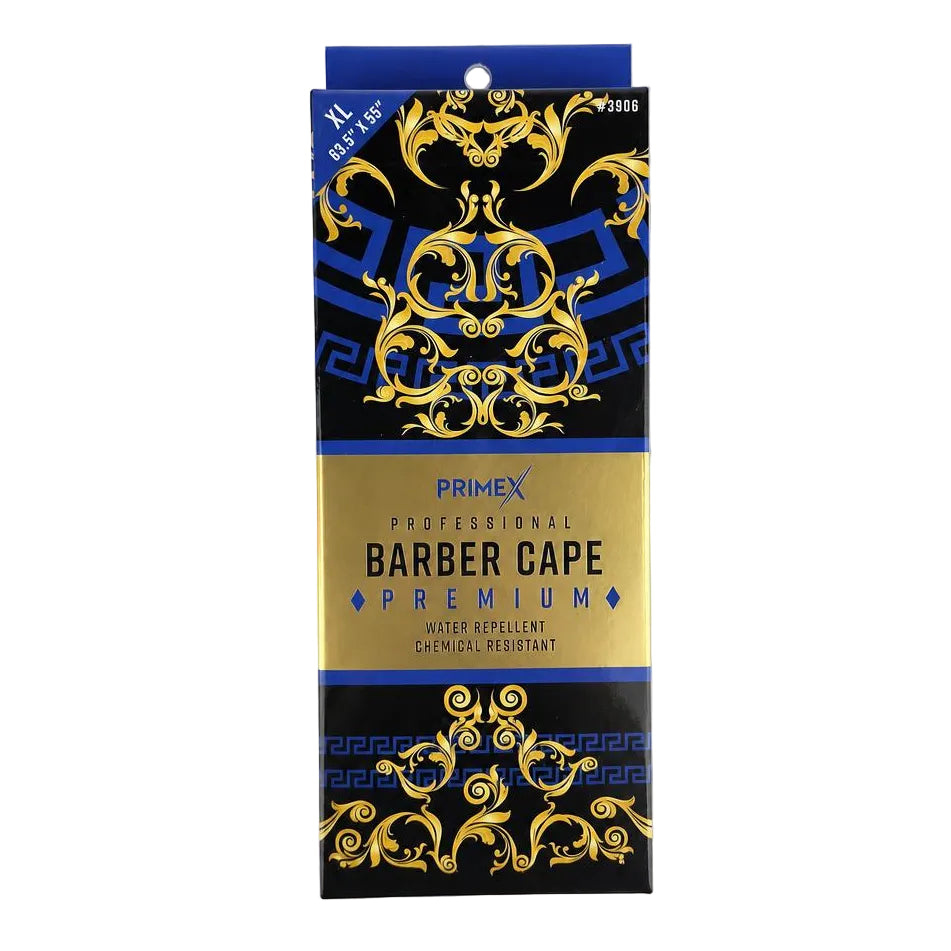 Black ANNIE PrimeX Premium Barber Cape - Lux