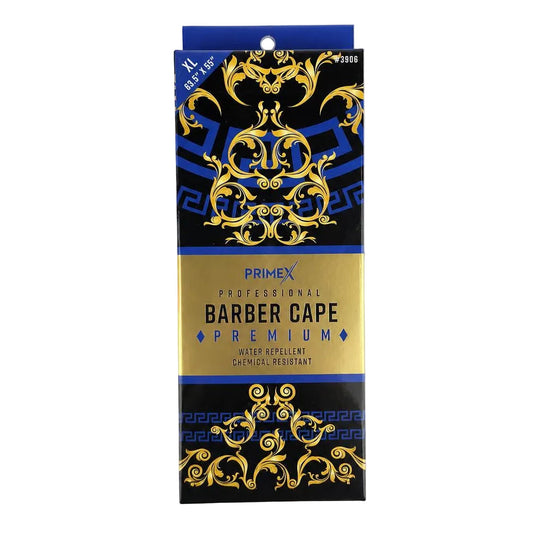 Black ANNIE PrimeX Premium Barber Cape - Lux