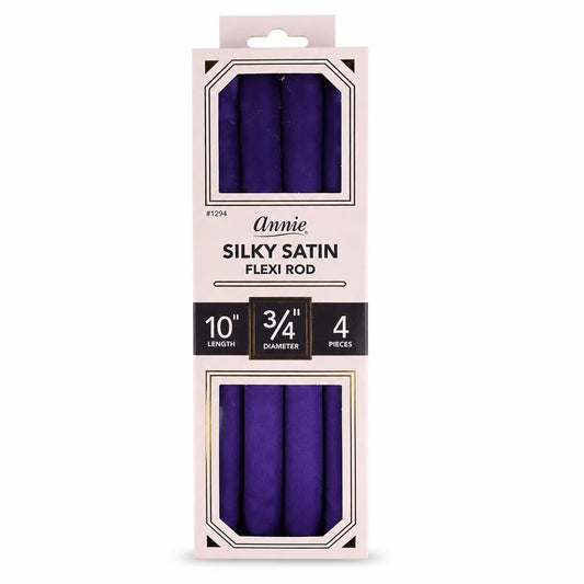 Light Gray ANNIE Silky Satin Flexi Rod (10inch) - 3/4" Diameter 5ct