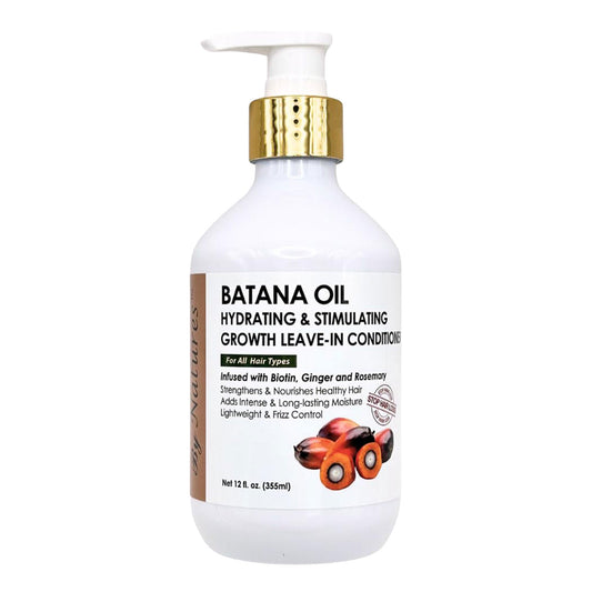 White Smoke BY NATURES Batana Oil Moisture &amp; Stimulating Growth Leave-In Conditioner (12oz)