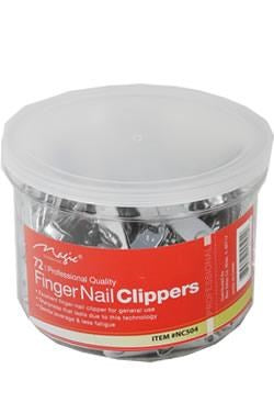 Gray MAGIC COLLECTION Finger Nail Clipper [72pc/Jar]