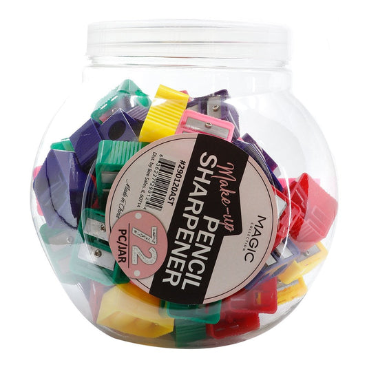 White Smoke MAGIC COLLECTION Pencil Sharpener 72pcs Bulk Jar