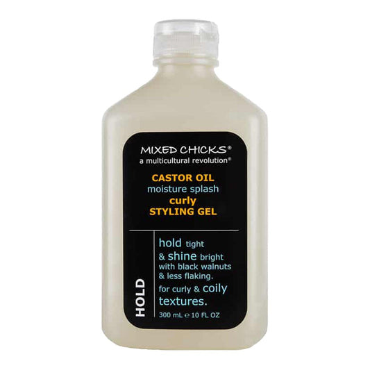 Black MIXED CHICKS Castor Oil Curly Styling Gel (10oz)