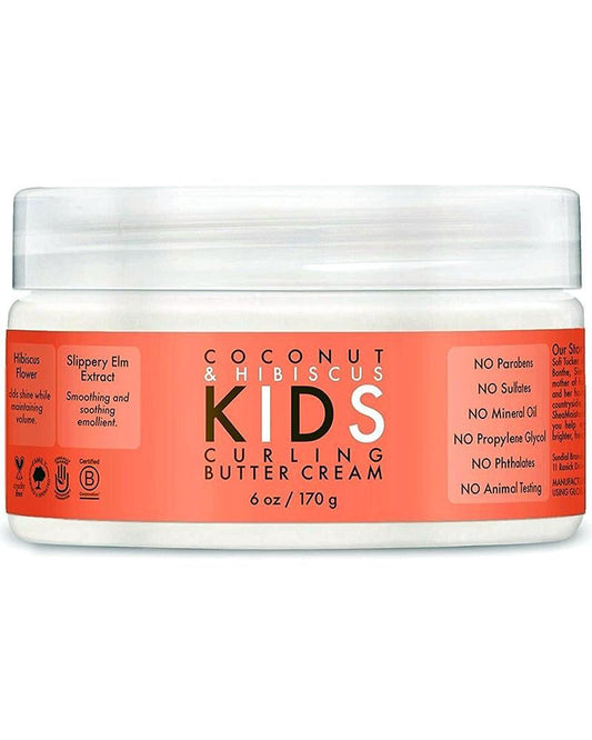 Lavender SHEA MOISTURE Kids Coconut &amp; Hibiscus Curling Butter Cream (6oz)
