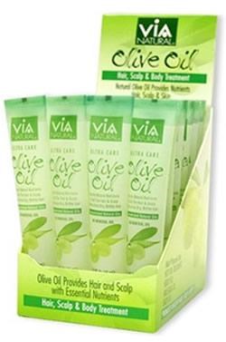 White Smoke VIA NATURAL Olive Oil Treatment Tube (1.5oz)