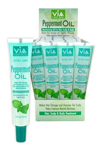 White Smoke VIA NATURAL Peppermint Oil Treatment Tube (1.5oz)