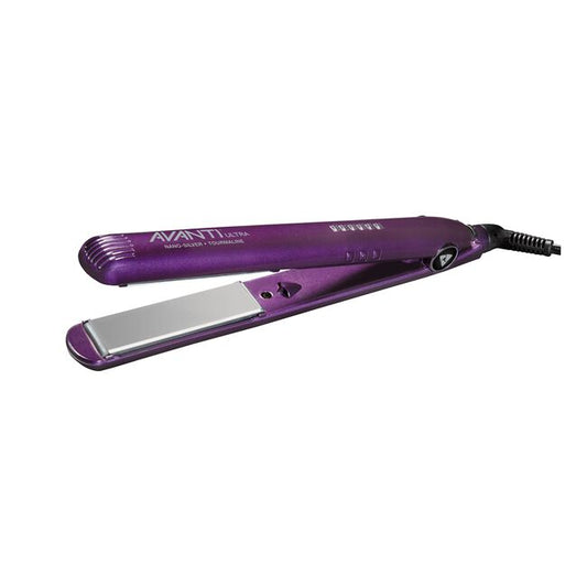 White Smoke Dannyco Electrical Ultra Nano Silver Flat Iron 1 Inch