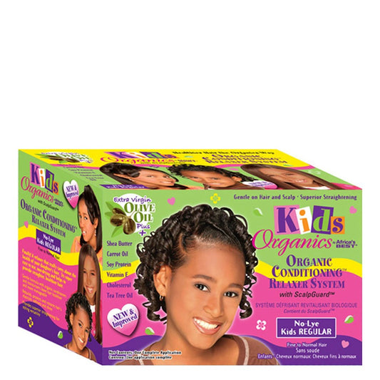 White Smoke AFRICA'S BEST Kids Originals Relaxer Kit [Regular]