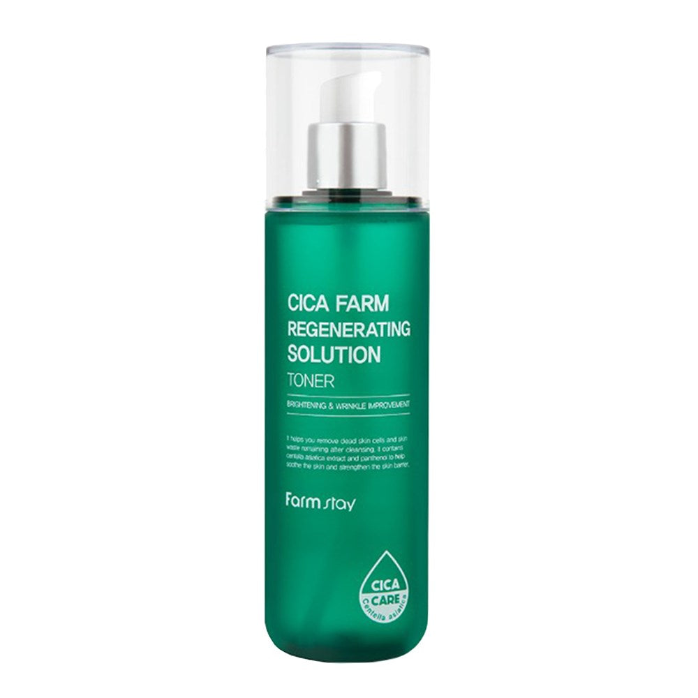 Dark Cyan FARMSTAY Cica Farm Regenerating Solution Toner (200ml)