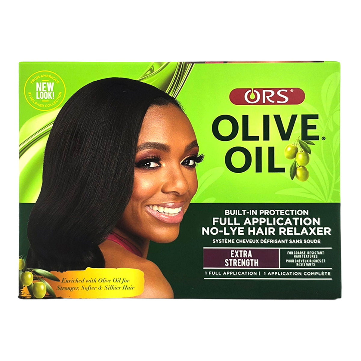 Dark Slate Gray ORS Olive Oil Relaxer Kit [Extra Strength]