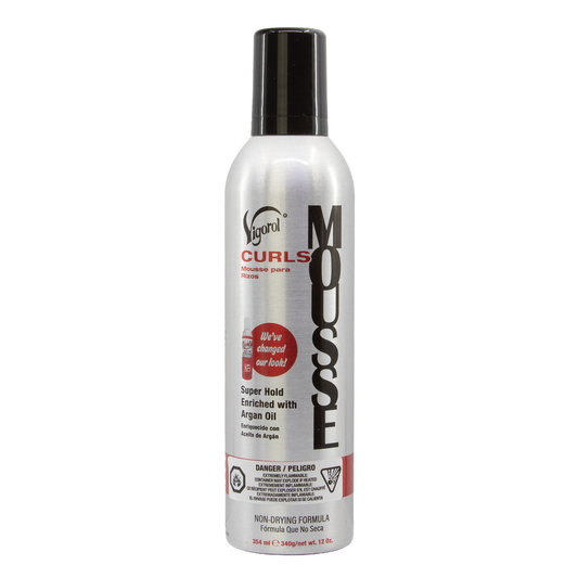 Gray VIGOROL Curls Mousse (12oz)