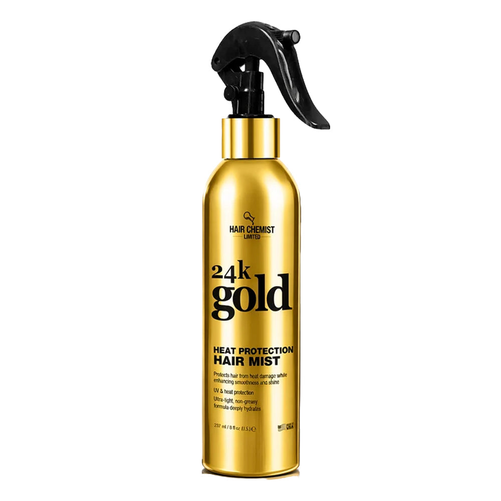 White Smoke HAIR CHEMIST LIMITED 24k Gold Heat Protection Mist (8 oz)