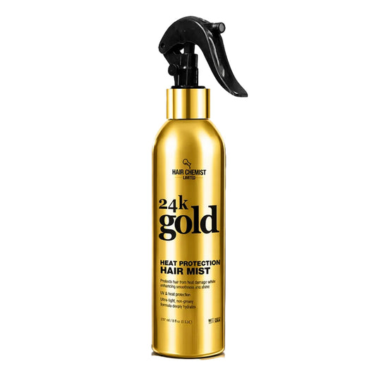 White Smoke HAIR CHEMIST LIMITED 24k Gold Heat Protection Mist (8 oz)