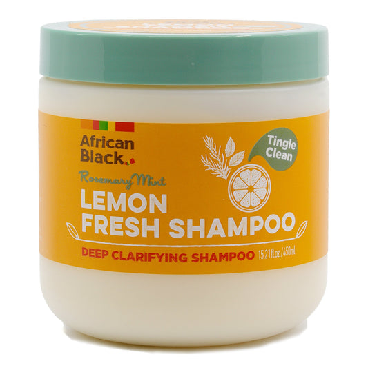 Gray AFRICAN BLACK CONTROL Lemon Fresh Shampoo (450ml)