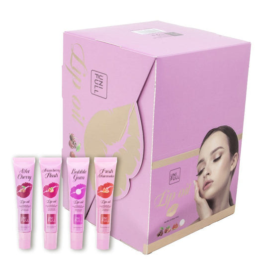White Smoke UNI FULL Lip Oil Pink Set (15ml, 4 Flavors X  6 Each)