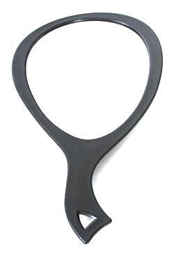 White Smoke MAGIC COLLECTION Extra Large Hand Mirror [Teardrop shaped]