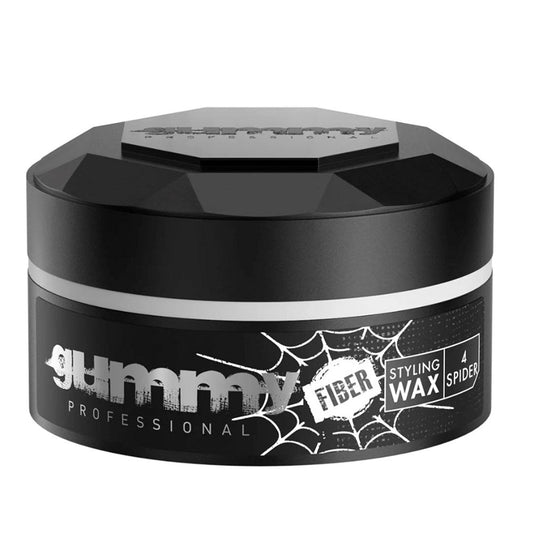 Black GUMMY PROFESSIONAL Fiber Spider Hair Styling Wax (150ml)