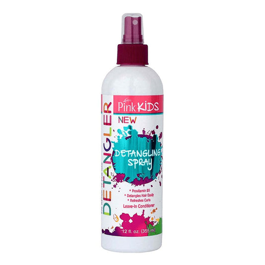 White Smoke PINK Kids Detangling Spray (12oz)