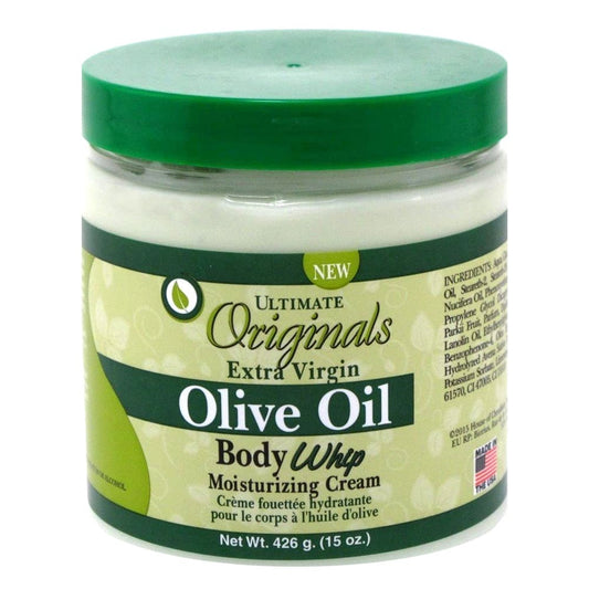 White Smoke AFRICA'S BEST Ultimate Originals Olive Oil Body Whip Moist. Cream (15oz)