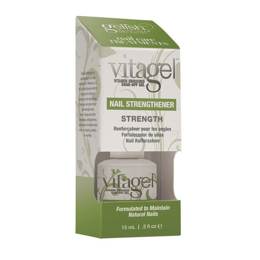 Dark Gray Gelish Vitagel Strength