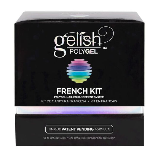 Black Gelish PolyGel French Kit