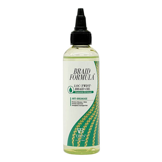 White Smoke EBIN Braid Formula Loc, Twist, Braid Oil (4oz) - Anti Breakage