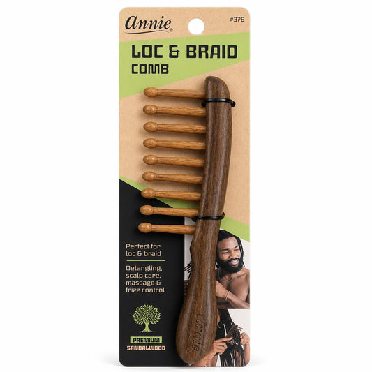 Tan ANNIE Loc &amp; Braid Comb