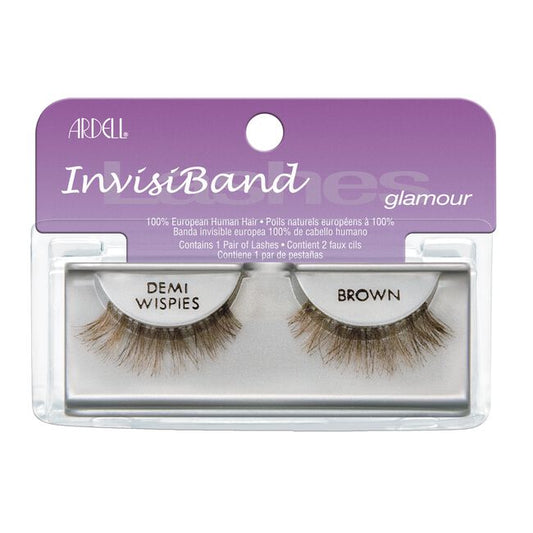 Gray Ardell InvisiBands Glamour Lashes Wispies-Brown