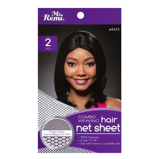 Black ANNIE Ms. Remi Combo Weaving Hair Net Sheet (2pcs)