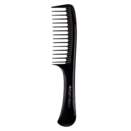 White Smoke Goldwell USA Comb, Wide Tooth with Handle