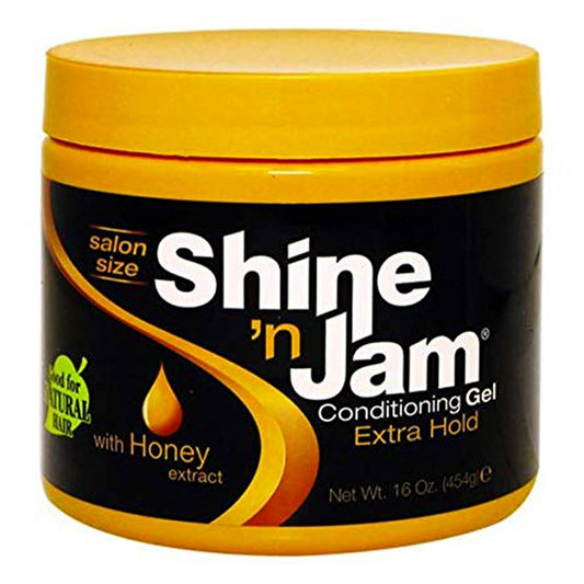 Black AMPRO Shine 'n Jam Conditioning Gel