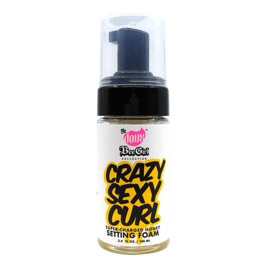 White Smoke THE DOUX Bee Girl Crazy Sexy Curl Setting Foam - 3.4oz