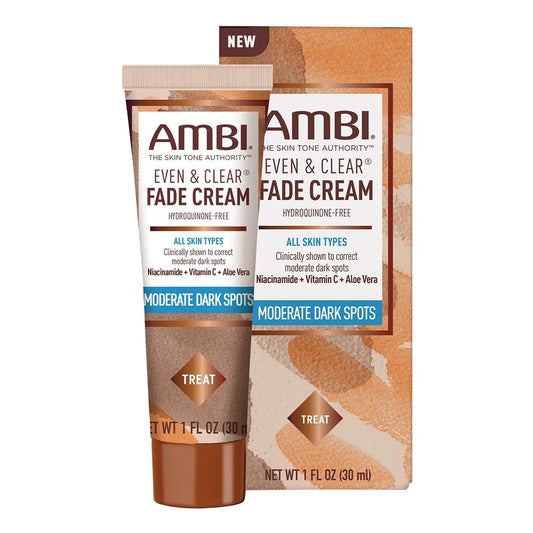 White Smoke AMBI Even &amp; Clear Fade Cream Hydroquinone-Free (1oz)