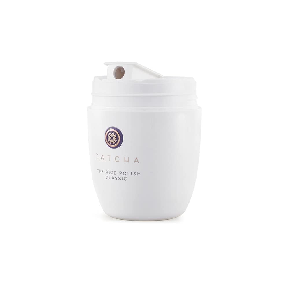 Light Gray Tatcha The Rice Polish Classic | Daily Non-Abrasive Exfoliator for Combo to Dry Skin | 60 gr / 2.1 oz