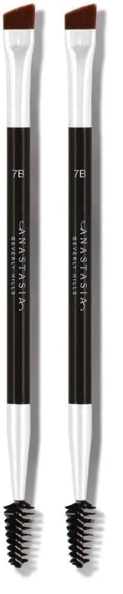 White Smoke Anastasia Beverly Hills - Brush 7B - Dual-Ended Angled Brow Detail Brush