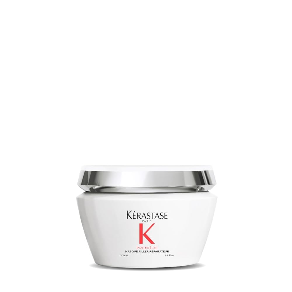 White Smoke KÉRASTASE Première Anti-Breakage Repairing Mask for Damaged Hair