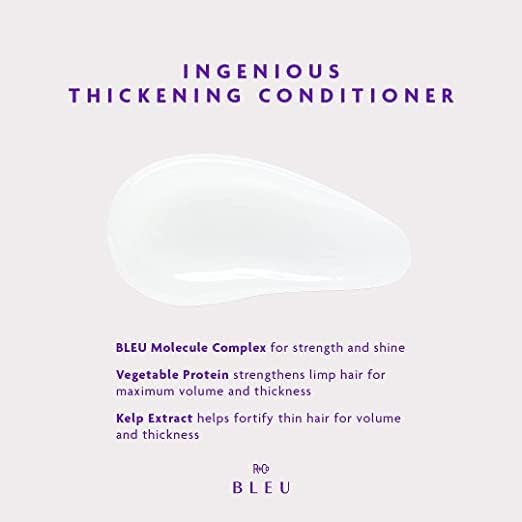 Lavender R+Co BLEU De Luxe Reparative Shampoo and Conditioner Set, 8.5 oz, Pack of 2