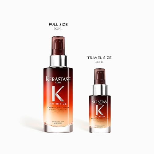 White Smoke Kerastase Nutritive 8H Magic Night Serum – For Dry Hair, Travel, 1.01 Fl Oz