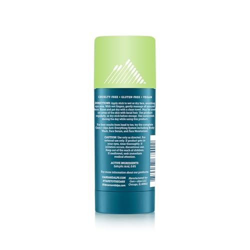 Dark Khaki Oars + Alps Anti-Acne Face Wash Stick, Lightweight Exfoliation, 1pk, 1.1oz