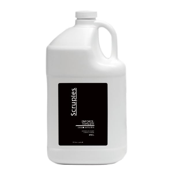 Light Gray Scruples Hair Gel for Men & Women, Sculpting Gel & Hair Glaze, 1 Gallon