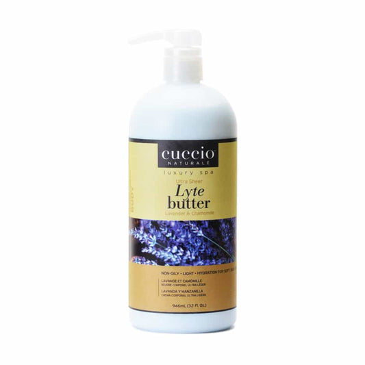 White Smoke Cuccio Non-Oily Lyte Butter 32 oz Lavender &Chamomile 3221-C