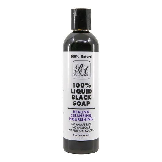 Lavender RA COSMETICS 100% Liquid Black Soap (8oz)